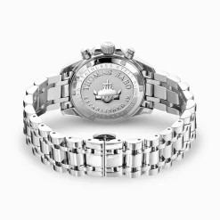 Best Uhr Divine Chrono mit Zifferblatt in Schwarz silberfarben Damen Uhren|Damenuhren